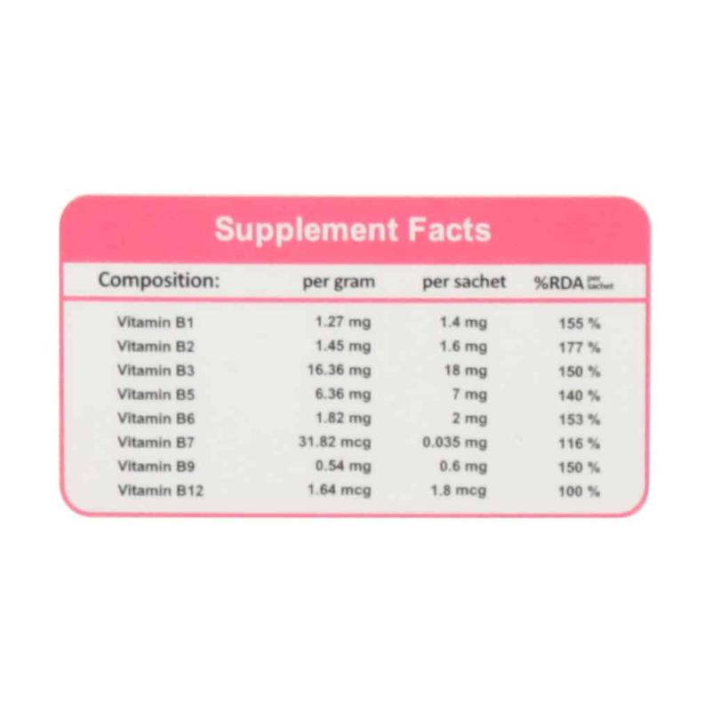 ساشه ب کمپلکس گلدن لایف 20 عددی