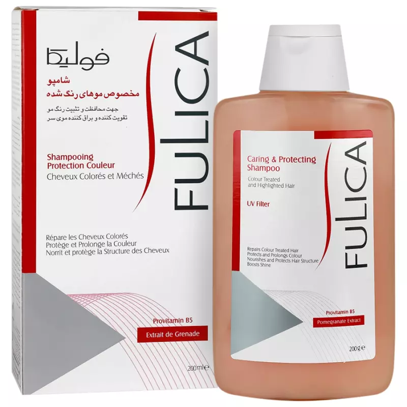 شامپو موهای رنگ شده فولیکا پارس حیان ۲۰۰ میلی لیتر