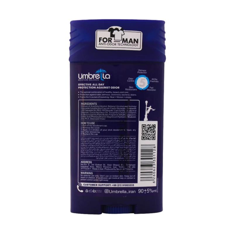 آمبرلا استيک خوشبو کننده بدن مردانه  ويلد 90 ميلی