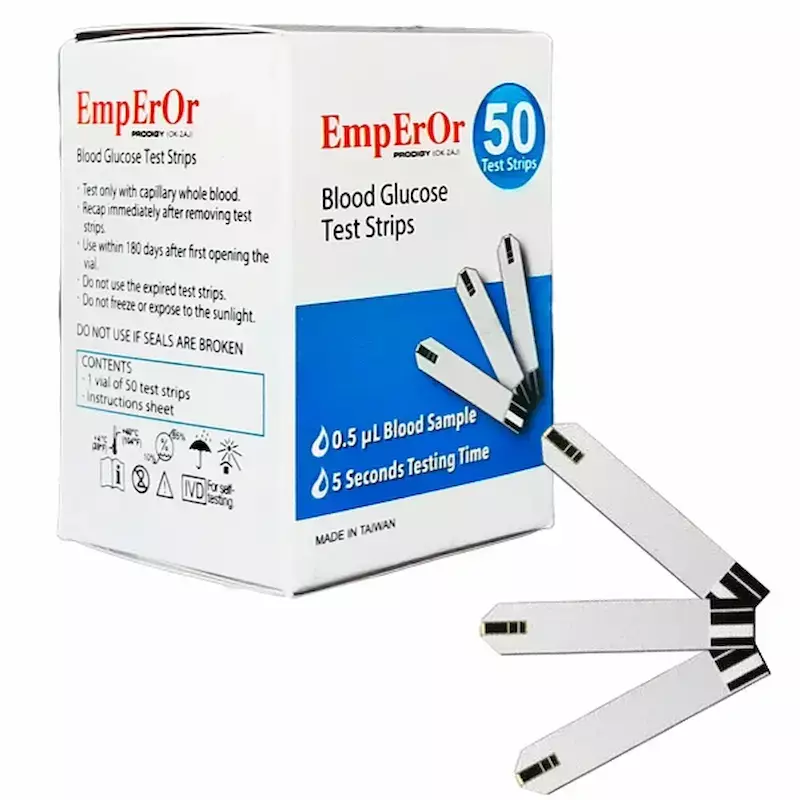 نوار تست قندخون امپرور 50 عددی  EMPEROR