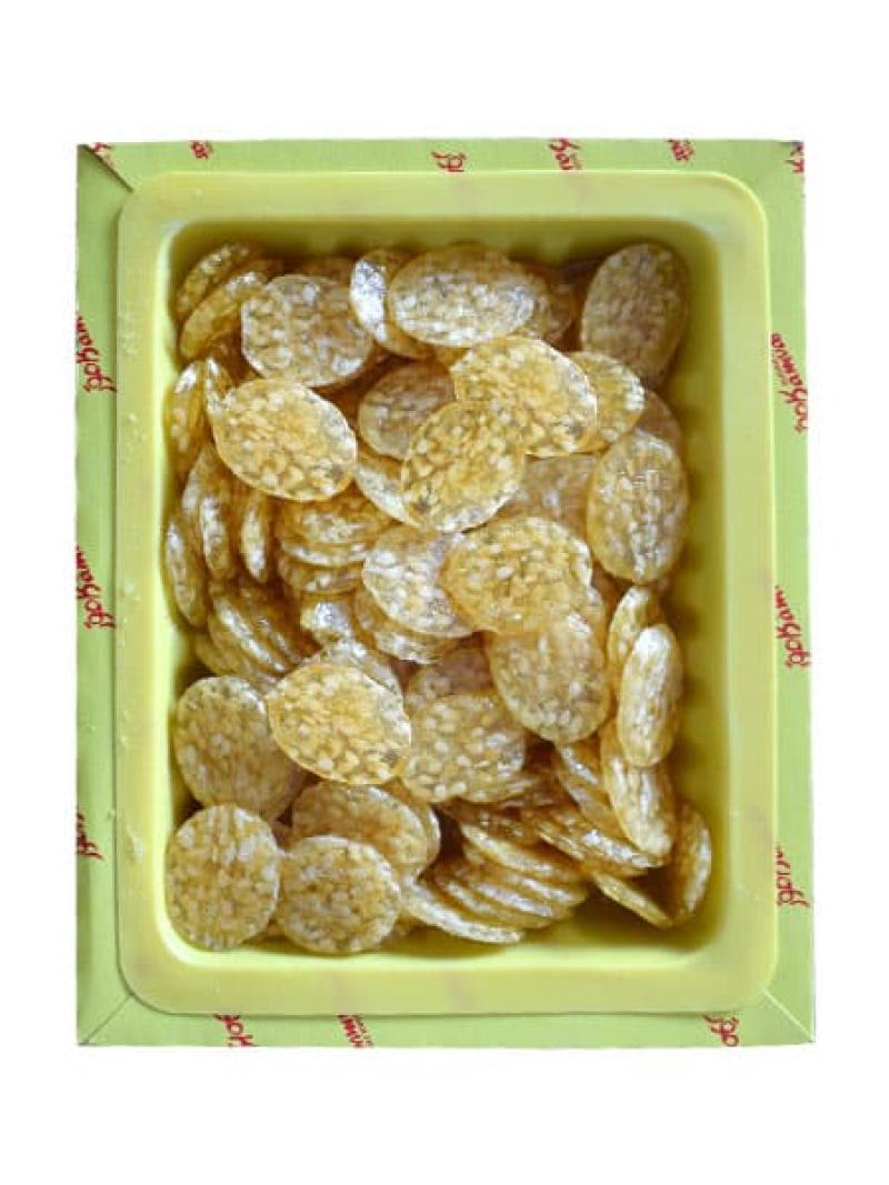 پولکی  بدون  قند کامور طعم  کنجدی 94 عددی