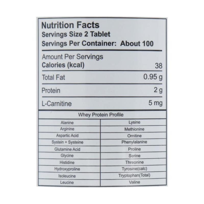 قرص آمینو وی 2222 دوبیس + ال کارنیتین 325 عددی