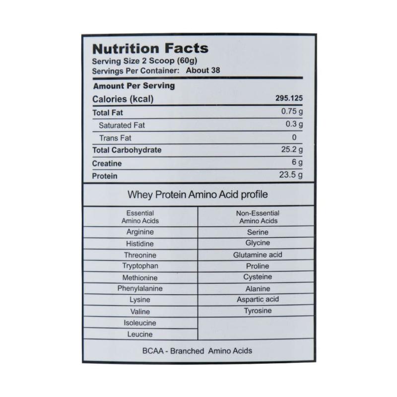 پودر ‌هایپر وی +کراتین دوبیس با طعم شکلات 2270 گرم