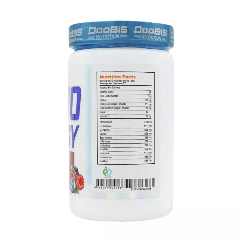 پودر آمینو انرژی دوبیس طعم توتی فروتی 270 گرمی