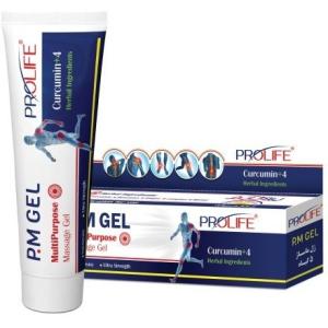 ژل ماساژ 5 گیاه پی ام ژل پرولایف 85 میلی لیتر