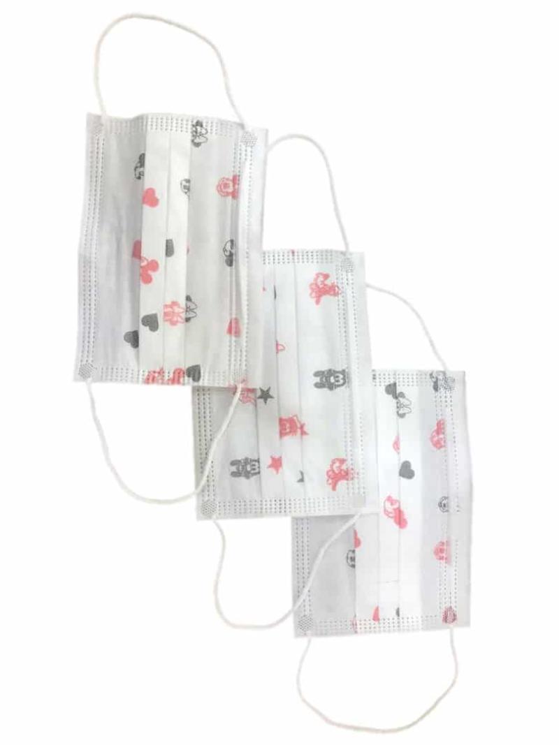 ماسک کودک  طرح دار بسته 10 عددي