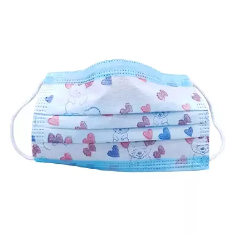 ماسک کودک  طرح دار بسته 10 عددي