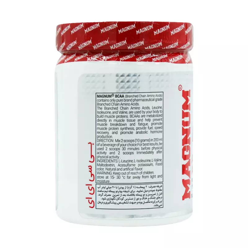 پودر بی سی ای ای مگنوم طعم لیمو 500 گرمی