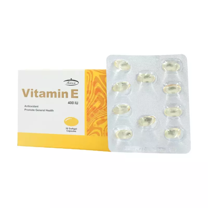 سافت ژل ویتامین ای 400 واحد کارن 50 عددی