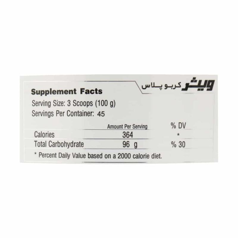 پودر کربو پلاس ویثرنوتریشن طعم  آلبالو 4540 گرمی