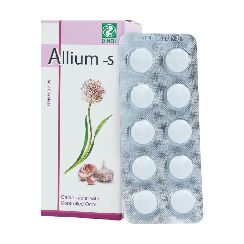 قرص گیاهی آلیوم اس دینه 50 عددی