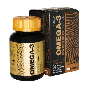 کپسول امگا 3 گلدن سیز کارن قوطی 60 عددی