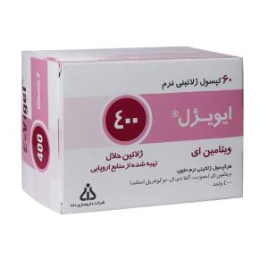 کپسول ژلاتینی نرم ویتامین E 400 واحد ایویژل دانا فارما 60 عددی