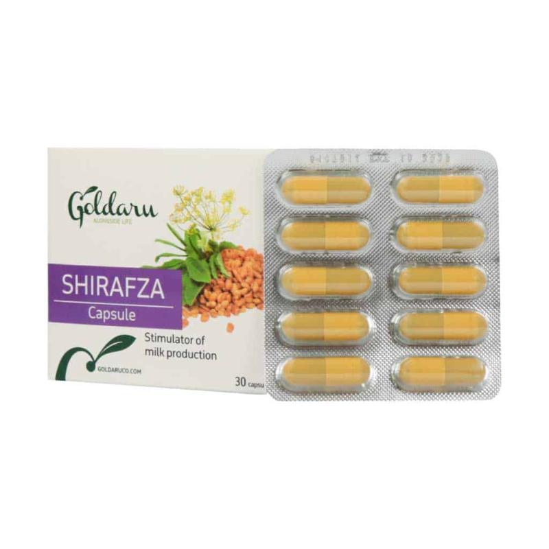 کپسول شیرافزا گل دارو 30 عددی