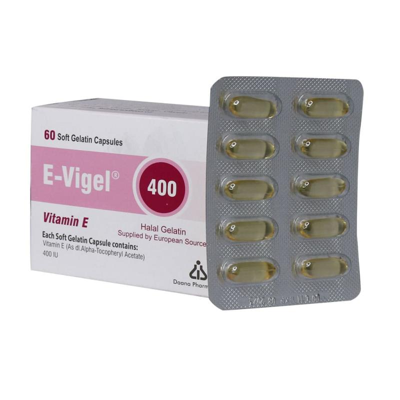 کپسول ژلاتینی نرم ویتامین E 400 واحد ایویژل دانا فارما 60 عددی