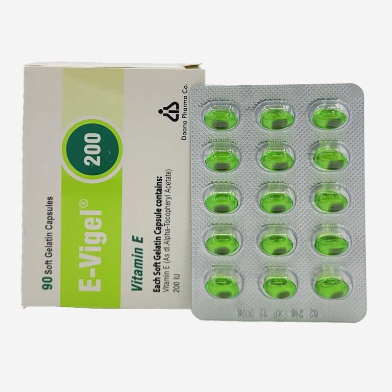 کپسول ویتامین E 200 واحد ایویژل دانا فارما 90 عددی