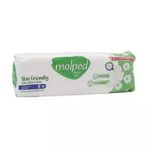 نوار بهداشتی بالدار روزانه  پنبه ریز 10 عددی سایز L