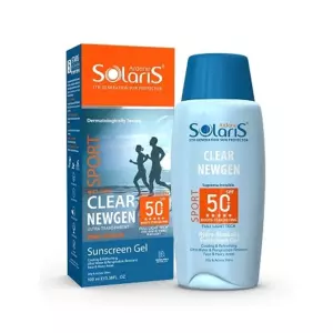 ژل ضدآفتاب SPF50 پوست جوشدار بی رنگ آردن سولاریس 75 میل
