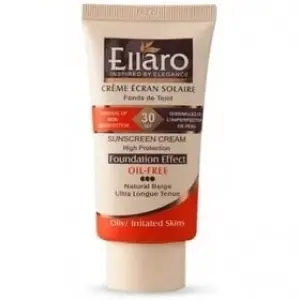 کرم ضد آفتاب فاقد چربی الارو SPF30 مناسب پوست چرب و جوش ‎داربژ طبیعی ۴۰ میلی‎ لیتر