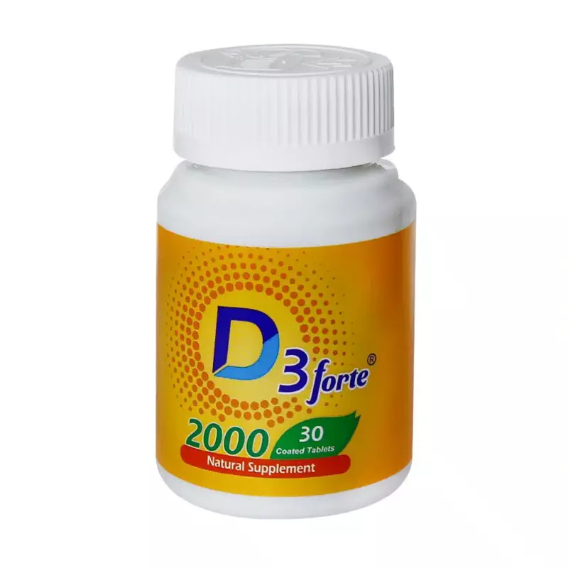 قرص ویتامین D3 فورت 2000 واحد هولیستیکا 30 عددی