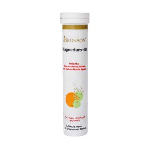 قرص جوشان منیزیم پلاس B6 برونسون 20 عدد