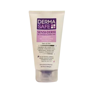 ژل شستشوی صورت و دور چشم درماسیف مناسب پوست های خشک حساس و مستعد قرمزی 150 میلی لیتر