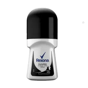 رول ضد تعریق زنانه رکسونا مدل اینویزیبل بلک اند وایت دایموند50 میلی لیتر
