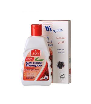 شامپو حاوی عصاره انار نلا