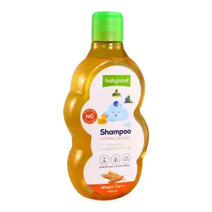 شامپو بچه حاوی پروتئین جوانه گندم بیبی لند 200 میلی لیتر