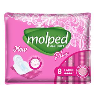 نوار بهداشتی مولپد سایز بزرگ ۸ عددی