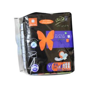 نوار بهداشتی بالدار ویژه روز نازک تک بسته ای تافته بسته 7 عددی