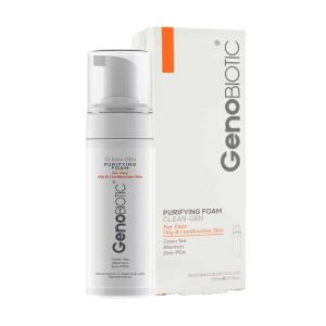 فوم شستشوی صورت ژنوبایوتیک پوست چرب و مختلط 150 میلی لیتر
