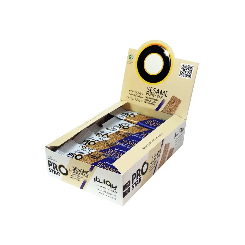 پرو استار نات بار فشرده کنجد عسلي 20 گرمي