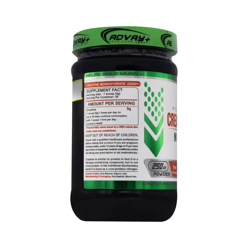 پودرکراتین مونوهیدرات پیور100 درصد ادوای 100 گرمی