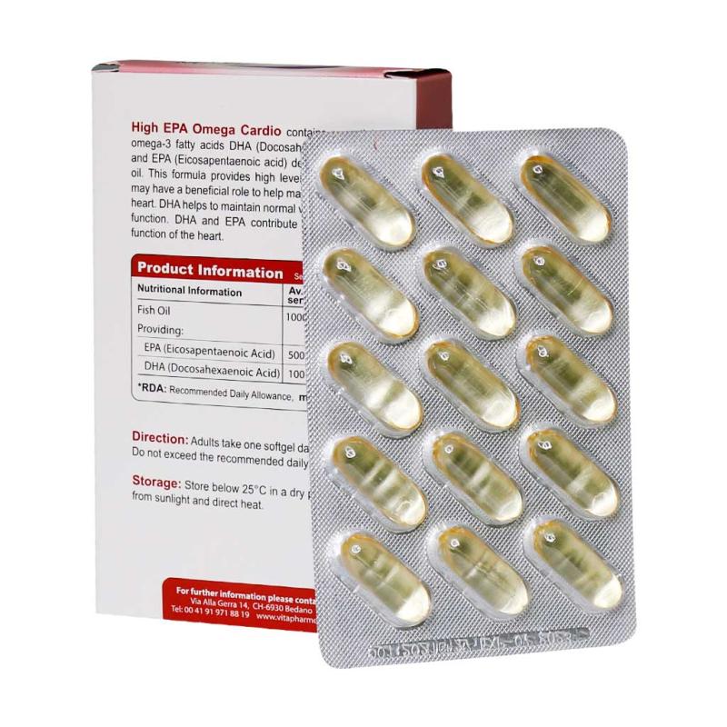 کپسول نرم ژلاتینی امگا 3 High EPA ویواتیون 30 عدد