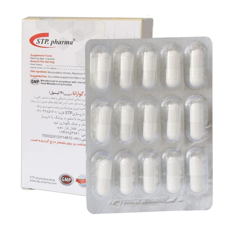کپسول جینسینگ گوارانا اس تی پی فارما 30 عدد