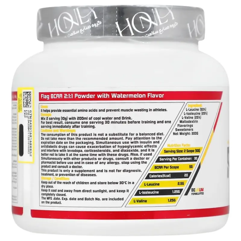 پودر بی سی ای ای هانی فلگ طعم هندوانه 300 گرمی