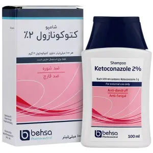 شامپو کتوکونازول 2 درصد بهسا  100 میلی لیتری