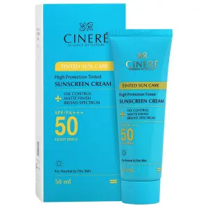 کرم ضد آفتاب رنگی بژروشن SPF50 سینره 50 میلی لیتر