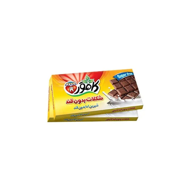 شکلات تابلت بدون قند و رژیمی کامور100 گرمی