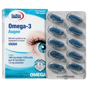 کپسول نرم امگا 3 اوژن یوروویتال 30 عددی