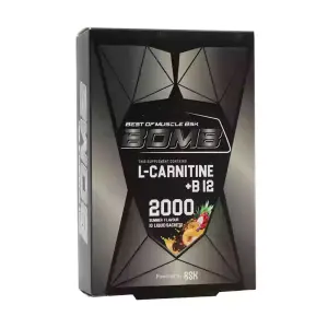 ساشه مايع ال کارنيتين + B12 بی اس کی 2000 میلی گرم بسته 10 عددی