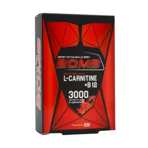 ساشه مايع ال کارنيتين + B12 بی اس کی 3000 میلی گرم بسته 10 عددی