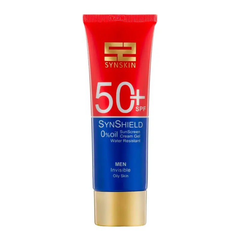 ژل کرم ضد آفتاب مردانه SPF 50 فاقد چربی ساین اسکین 50 میلی لیتری