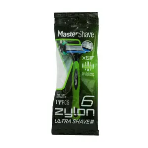 خودتراش مردانه 6 لبه مستر شیو مدل Zylon 6 بسته 1 عددی