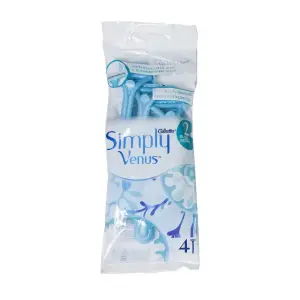خودتراش دولبه ‌ژيلت مدل Simply Venus Smooth بسته 4 عددی
