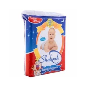پوشک کودک ساده شکوه سایز بزرگ بسته 20 عددی