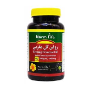 سافت ژل  روغن گل مغربی  نورم لایف 60 عددی