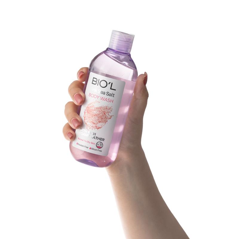 شامپو بدن بیول مدل Pink Sea Salt حجم 400 میلی لیتری