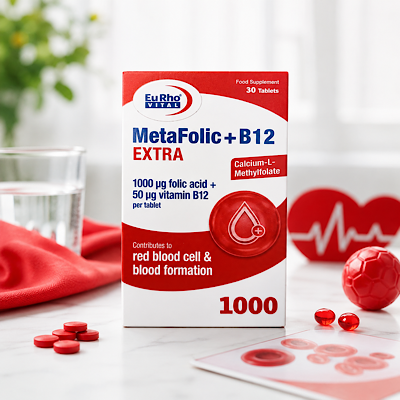 از قرص متافولیک پلاس B12 اکسترا یوروویتال چه می‌دانید؟